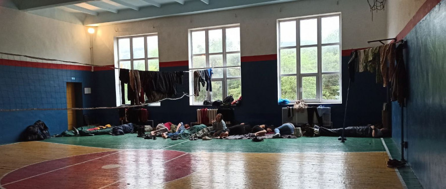 Маршрут боевой славы Севастополя вывел 15 уральцев через пожарную часть в школьный спортзал
