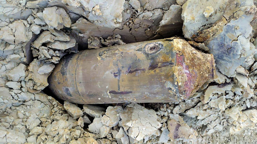Рядом с мусорным полигоном Севастополя нашли смертоносную бомбу